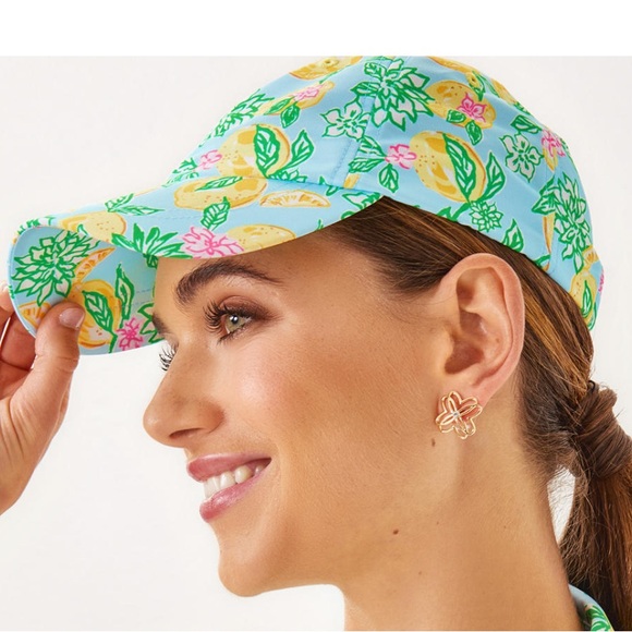 Lilly Pulitzer Accessories - NWT Lilly Pulitzer “Make Lemonade” Adorable Cap